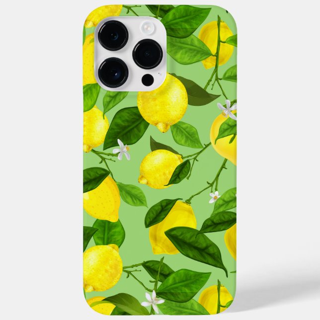 Coques Case-Mate iPhone Aquarelle Citron 3 (Verso)