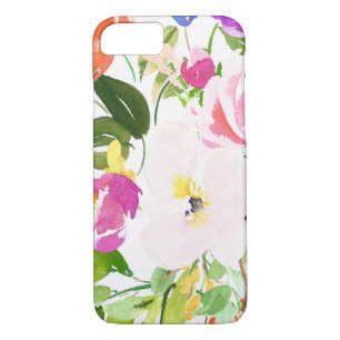 Coque Case-Mate Pour iPhone Aquarelle colorée Printemps fleurit Floral