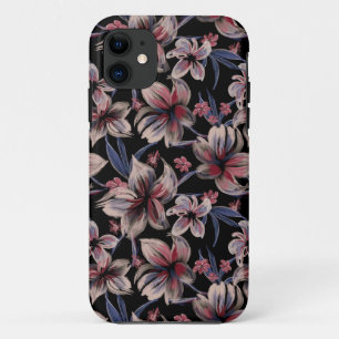 Case-Mate iPhone Case Aquarelle Crimson sur noir