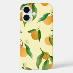 Coque Pour iPhone 16 Aquarelle d'agrumes botaniques