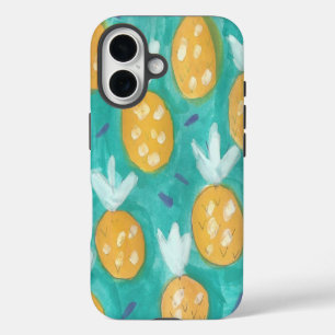 Coques iPhone 16 Aquarelle d'ananas