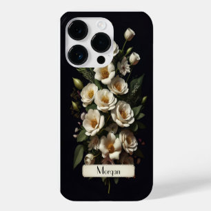 Coque Pour iPhone 14 Pro Aquarelle de couronne fleur sauvage 3d personnalis