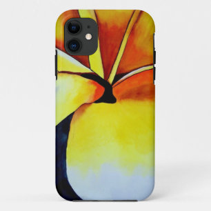 Coque Case-Mate Pour iPhone Aquarelle de fleur frangipani tropicale art abstra