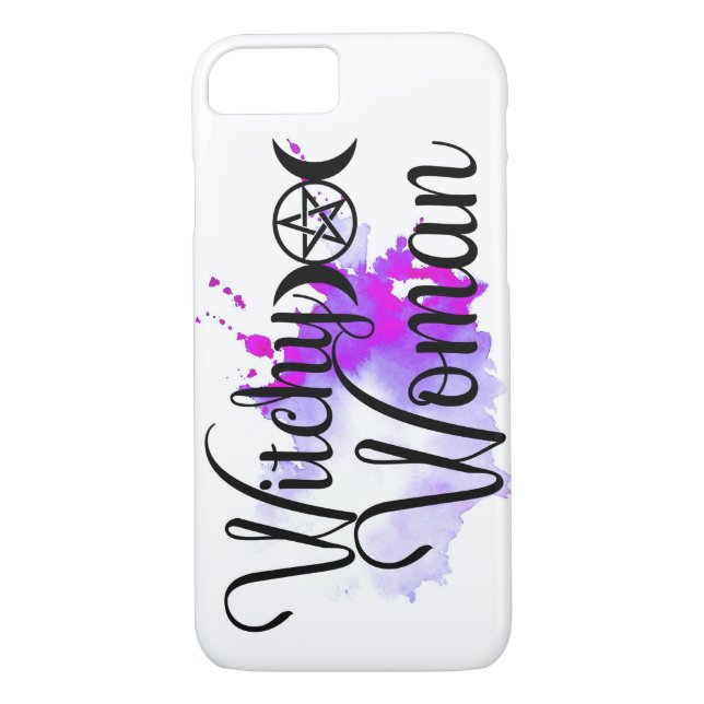 Coques Case-Mate iPhone Aquarelle de la femme qui démange (Dos)