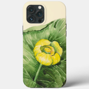 iPhone 13 Pro Max Coque aquarelle de nénuphar