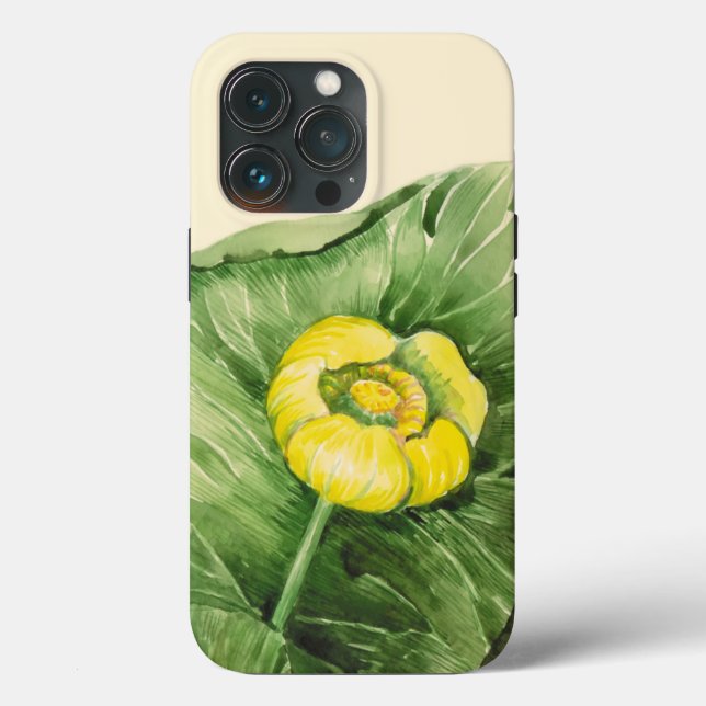 Coques Case-Mate iPhone aquarelle de nénuphar (Verso)