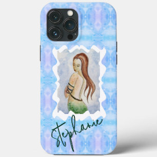 Case-Mate iPhone Case Aquarelle de sirène personnalisée Art original