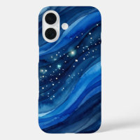 Aquarelle d'eau de mer étoilée