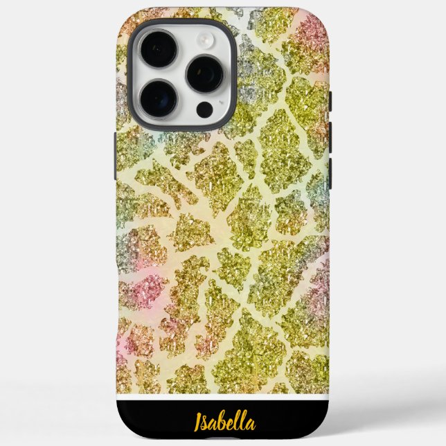 Coques Case-Mate iPhone aquarelle d'inspiration poster de animal (Verso)