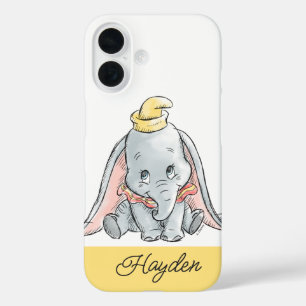 Coque Pour iPhone 16 Aquarelle Dumbo