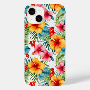 Coque Pour iPhone 14 Aquarelle exotique Floral hawaïen