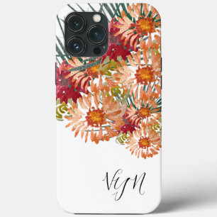 Case-Mate iPhone Case Aquarelle Florales Rose Monogrammée