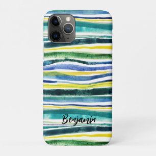 Case-Mate iPhone Case Aquarelle fraîche rayures peintes