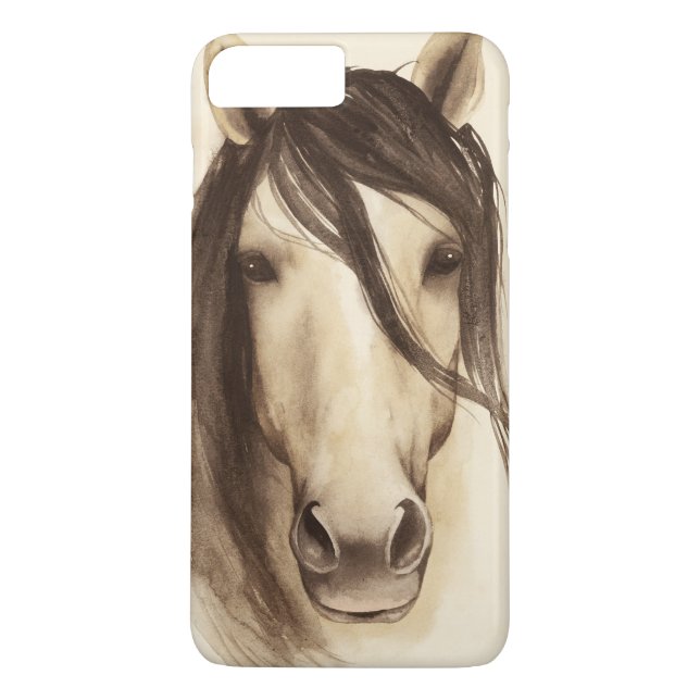 Coques Case-Mate iPhone Aquarelle Grange Animaux | Cheval (Dos)