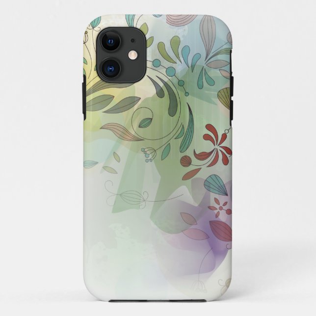 Coques Case-Mate iPhone aquarelle iPhone5 abstraite florale (Dos)