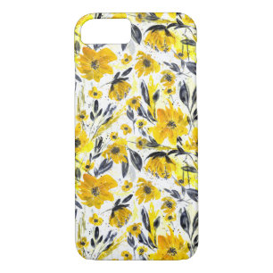 Case-Mate iPhone Case Aquarelle jaune et gris