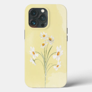 Case-Mate iPhone Case Aquarelle jaune pâle blanche