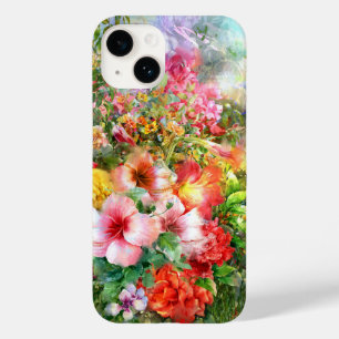 Coque Pour iPhone 14 Aquarelle Jolie couleur Floral