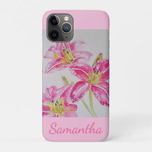 Case-Mate iPhone Case Aquarelle Jolie rose Lily Peinture Filles Liles