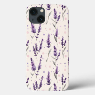 Case-Mate iPhone Case Aquarelle lavande et conception de points