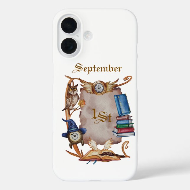 Coques Case-Mate iPhone Aquarelle magique de retour à l'école (Verso)