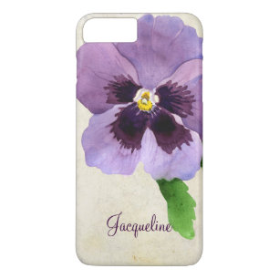 Case-Mate iPhone Case Aquarelle moderne Gras Pansy Floral Personnalisé