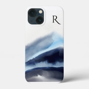 Case-Mate iPhone Case Aquarelle Montagnes Peinture Monogramme