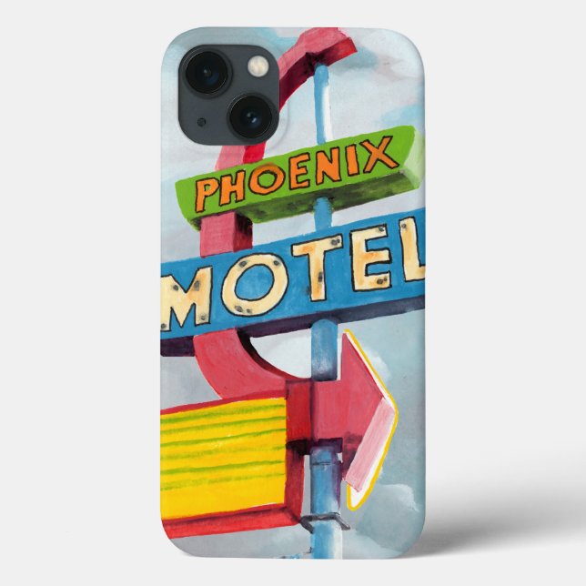 Coques Case-Mate iPhone Aquarelle Motel Phoenix (Verso)