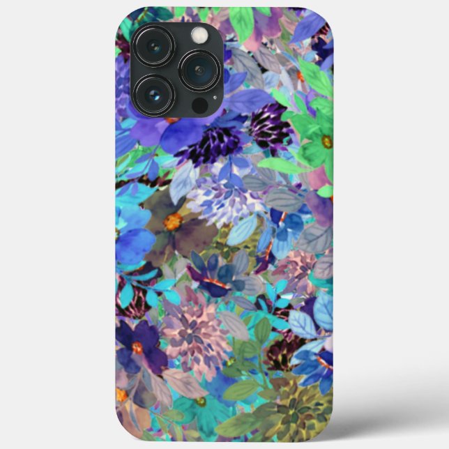 Coques Case-Mate iPhone Aquarelle motif floral transparent OtterBox iPhone (Verso)