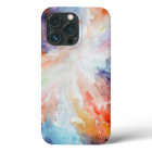 Aquarelle multicolore Abstrait Cloud Art