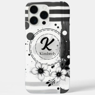 Coques iPhone 16 Pro Max Aquarelle Noir et Blanc Perdu Art