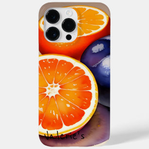 Coque Pour Pour iPhone 14 Pro Max Aquarelle orange