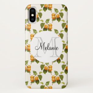 Case-Mate iPhone Case Aquarelle orange vintage Motif Monogramme