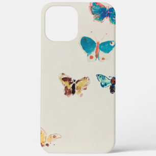 Case-Mate iPhone Case Aquarelle papillons bleus vintages. Odilon Redon