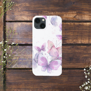 Case-Mate iPhone Case Aquarelle Papillons Pastel