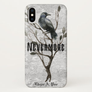 Case-Mate iPhone Case Aquarelle Raven plus jamais