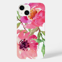Aquarelle rose Fille Motif Floral