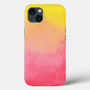 Case-Mate iPhone Case Aquarelle rose orange jaune Ombre