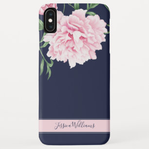 Case-Mate iPhone Case Aquarelle rose Peony Nom de la marine florale