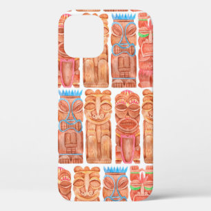 Case-Mate iPhone Case Aquarelle tiki hawaii totem sans couture motif
