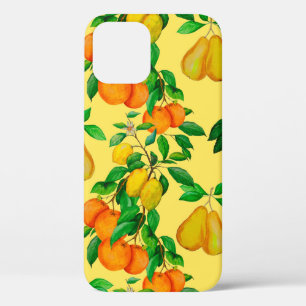 Case-Mate iPhone Case Aquarelle transparente motif avec agrumes, poire, 