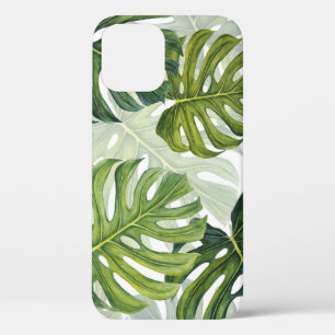 Case-Mate iPhone Case Aquarelle tropicale de Monstera verte