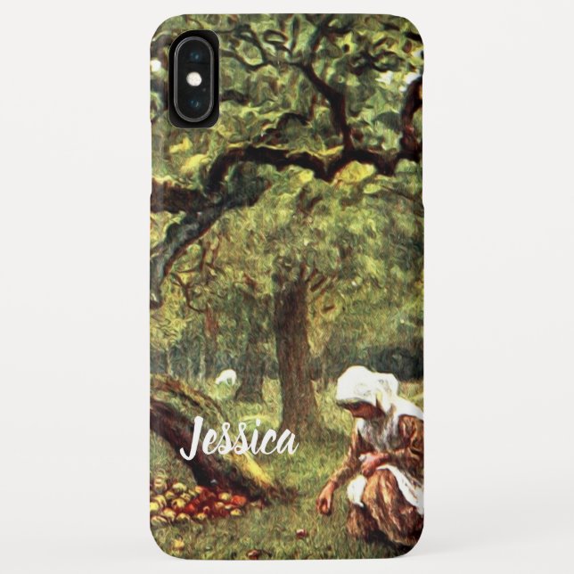 Coques Case-Mate iPhone Aquarelle victorienne : Pommes de cueillette (Dos)