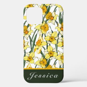 Case-Mate iPhone Case Aquarelle vintage Daffodiles Motif Floral