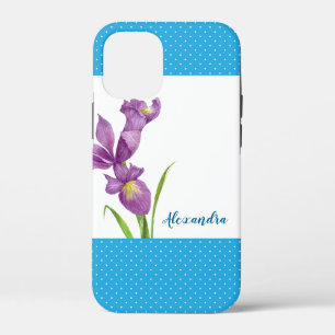 Case-Mate iPhone Case Aquarelle violet Iris Botanique Floral Art