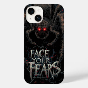 Coque Pour iPhone 14 Araignée de nuit - Illustration d'horreur noire
