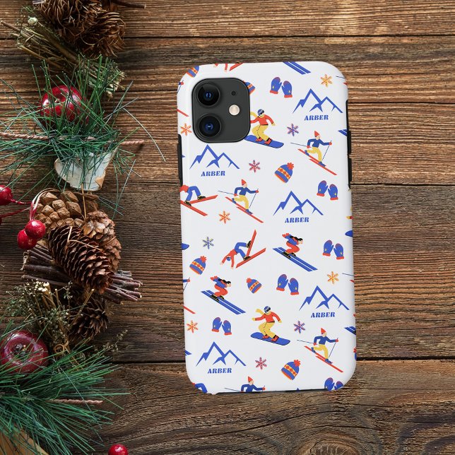 Coques Case-Mate iPhone Arber Bavaria Allemagne Ski Snowboard Motif (Arber Germany ski snowboard cross-country skiing winter snow vacation iphone case)
