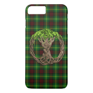 Coque iPhone 7 Plus Arbre celtique de tartan de Martin de clan de la