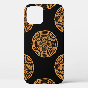Case-Mate iPhone Case Arbre Cerclages Motif sans joint. Saw coupe trunk 