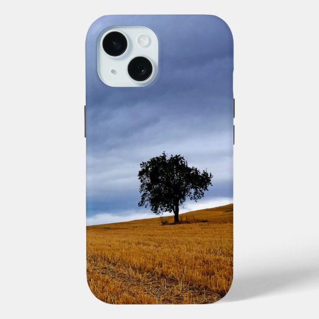 Coques Case-Mate iPhone Arbre dans un champ de blé (Verso)